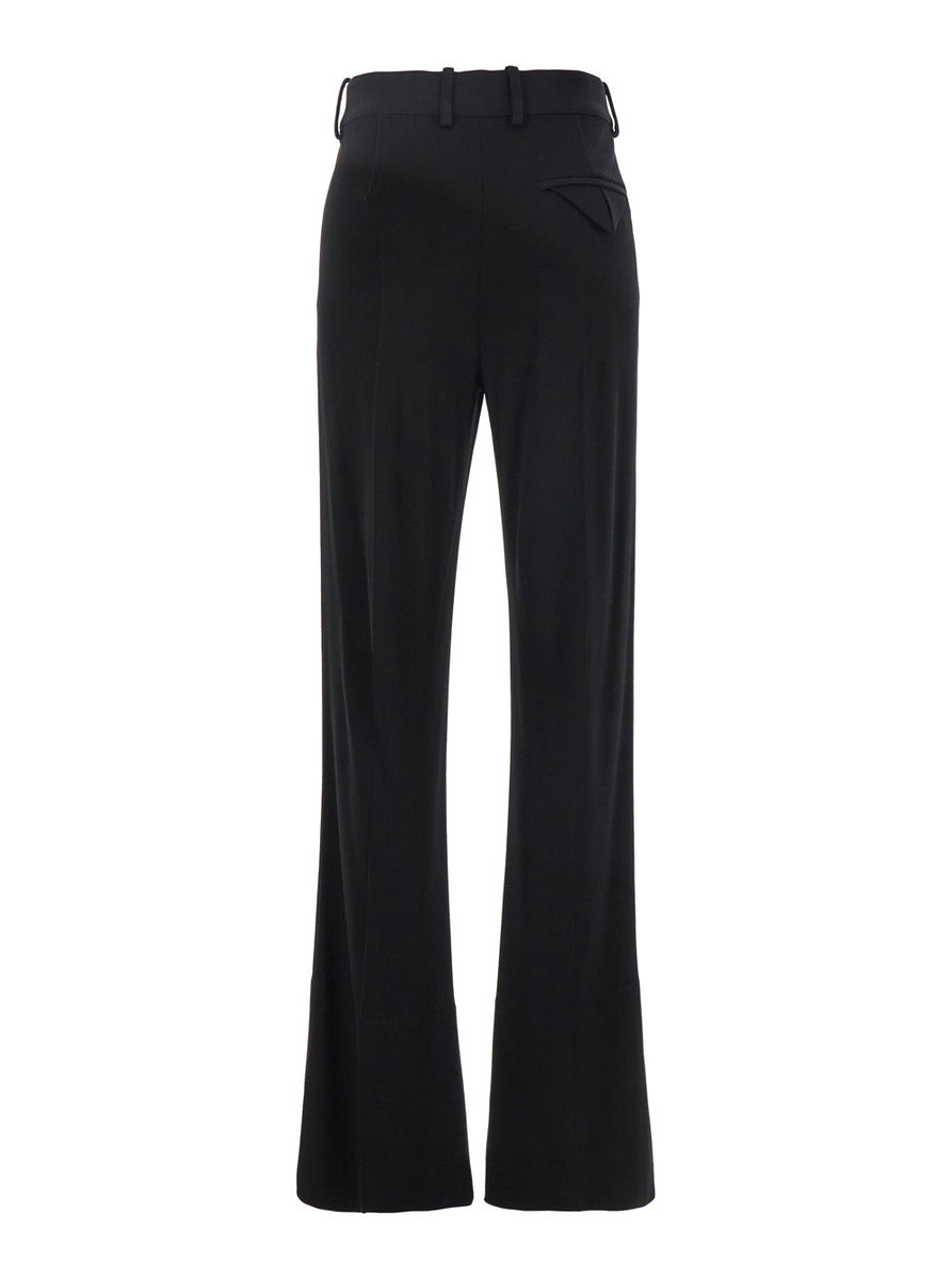 Bottega Veneta premium pants detail and craftsmanship close-up