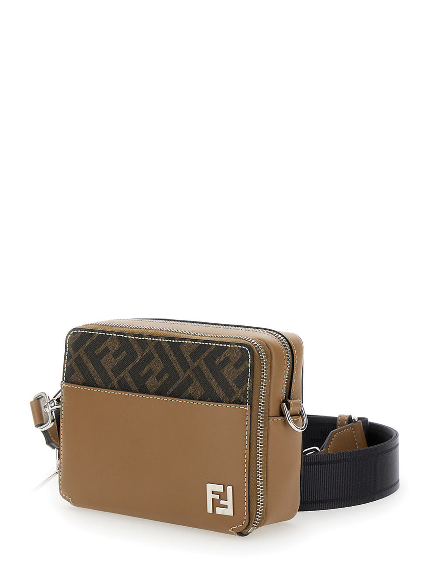 Fendi premium cross body bags detail and craftsmanship close-up