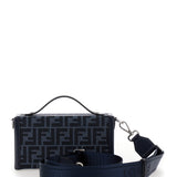Close-up of Fendi cross body bags hardware and fine stitching