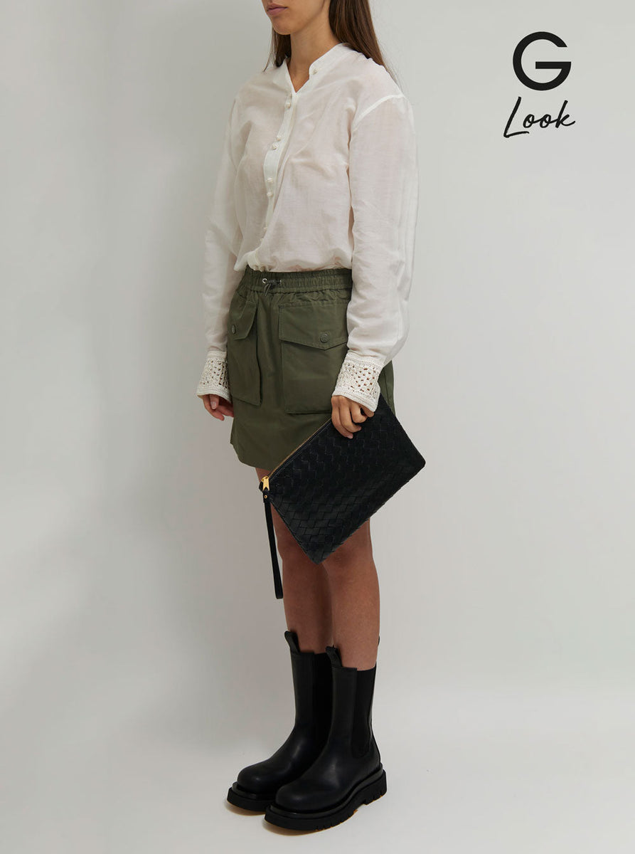 Bottega Veneta clutches lifestyle shot premium designer piece