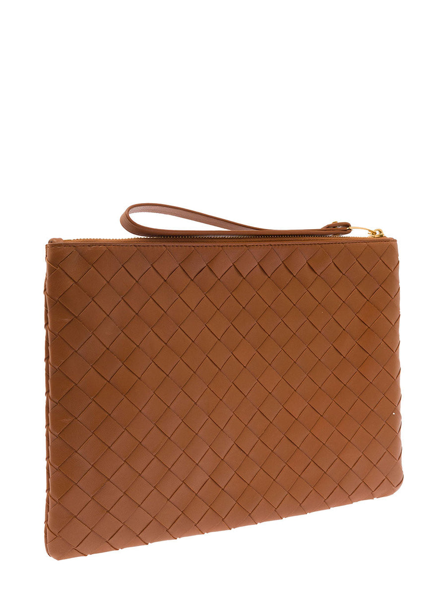 Bottega Veneta premium clutches detail and craftsmanship close-up