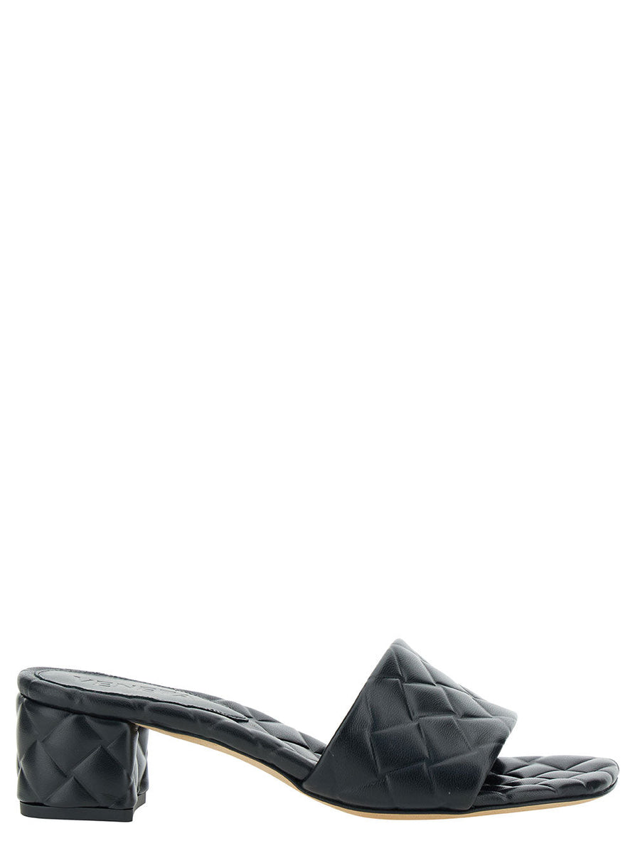 Bottega Veneta Accessories? Bottega Veneta Women Black Mules With Intreccio Motif In Leather Woman Premium Everyday Designer Accessory