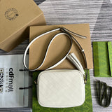 Front view of statement chic women's handbag – women's designer-style accessory