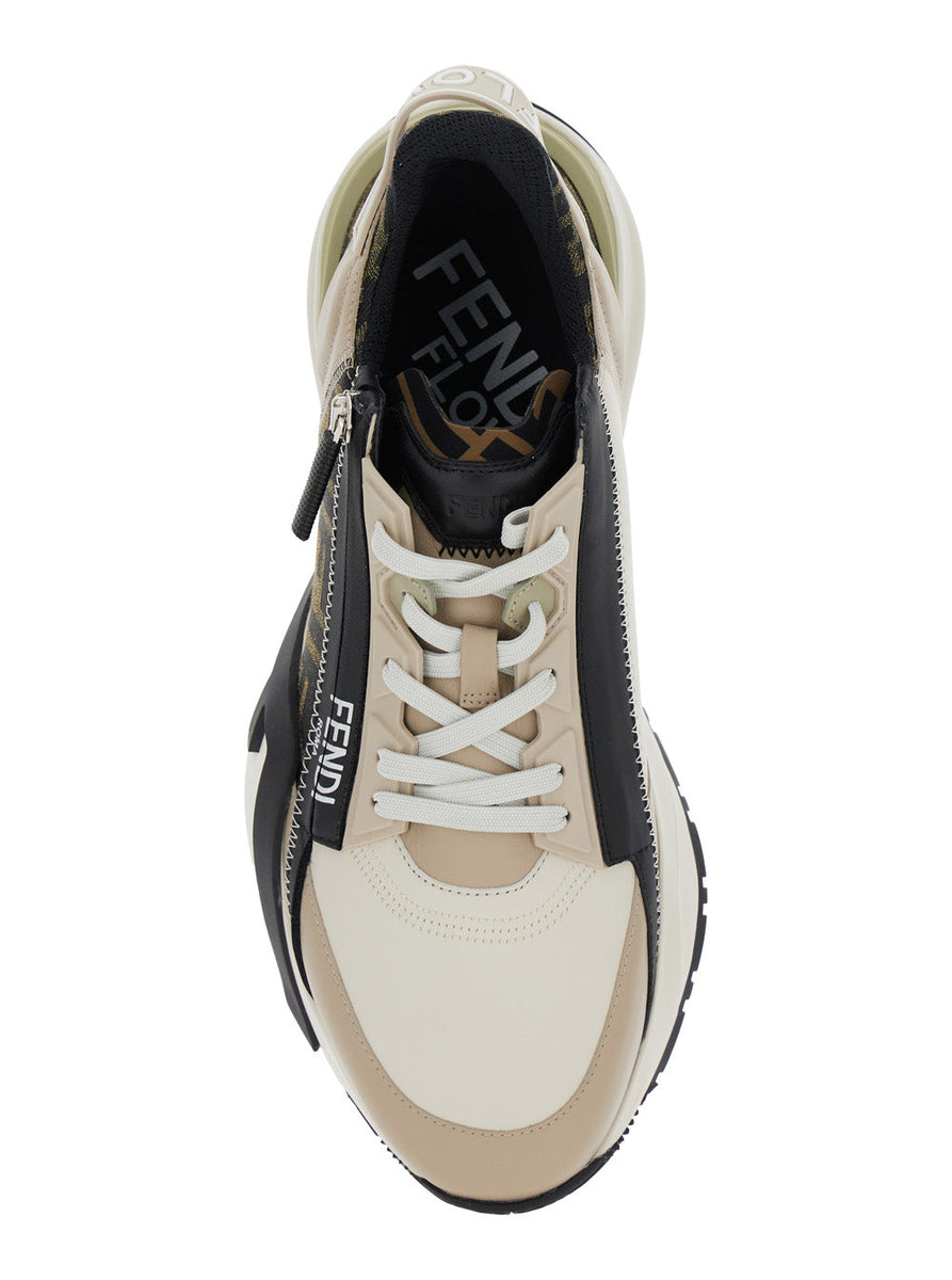 Close-up of Fendi athletic hardware and fine stitching