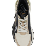 Close-up of Fendi athletic hardware and fine stitching