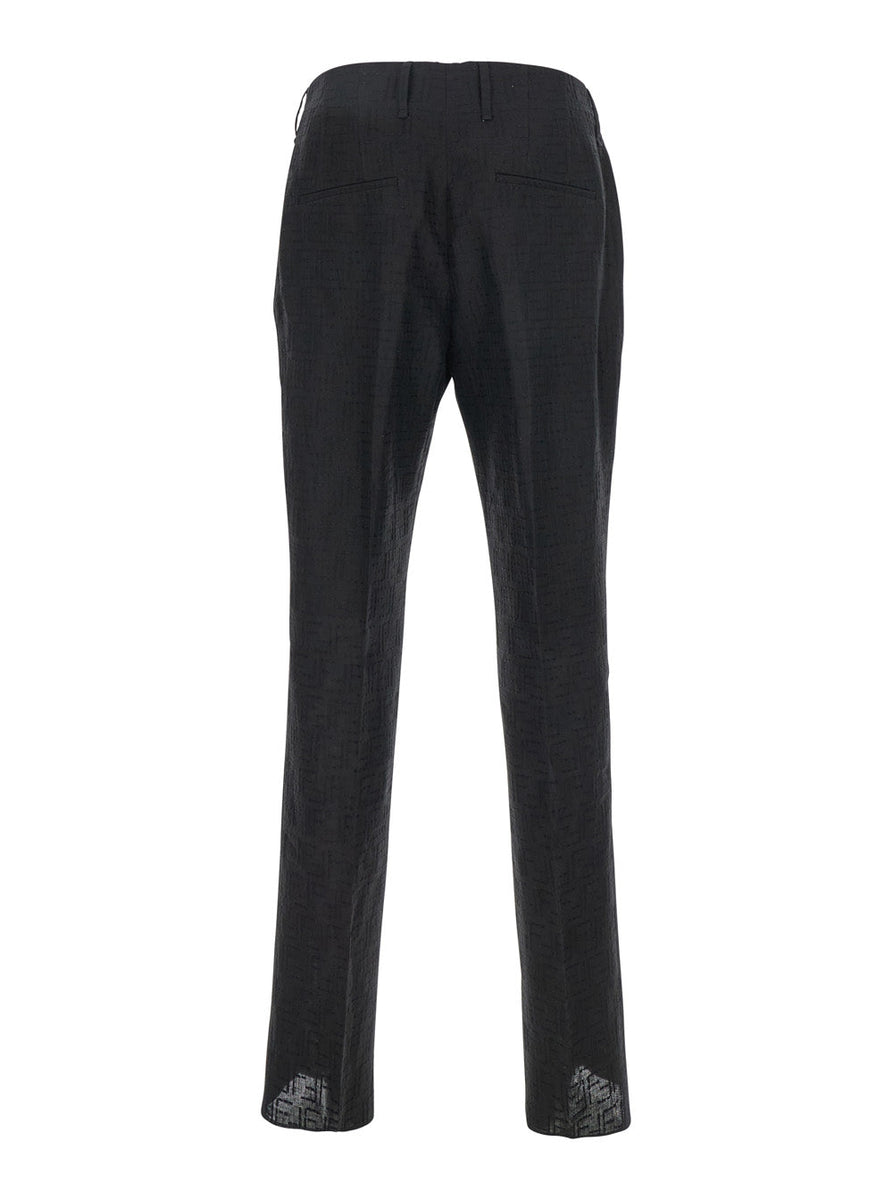 Fendi premium pants detail and craftsmanship close-up