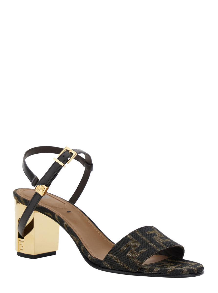 Fendi premium pumps detail and craftsmanship close-up