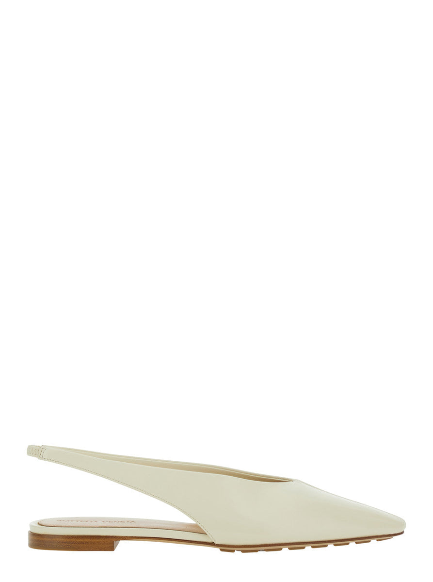 Bottega Veneta flats luxury designer piece front view