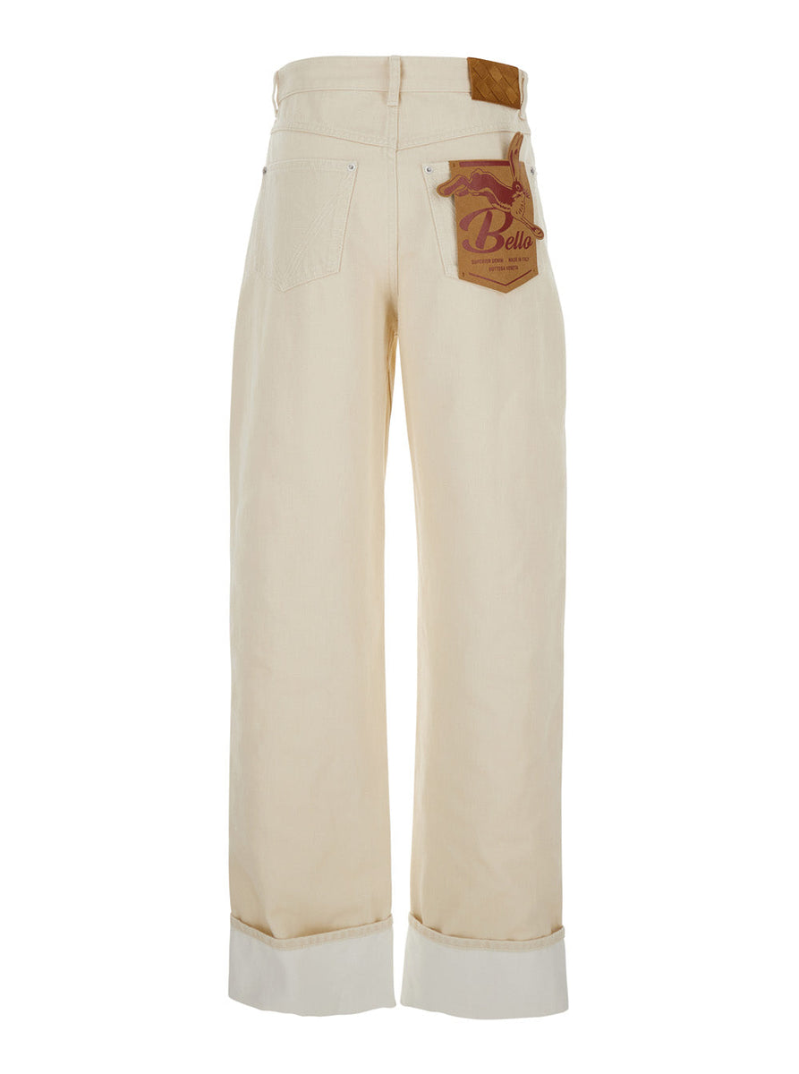 Bottega Veneta premium pants detail and craftsmanship close-up