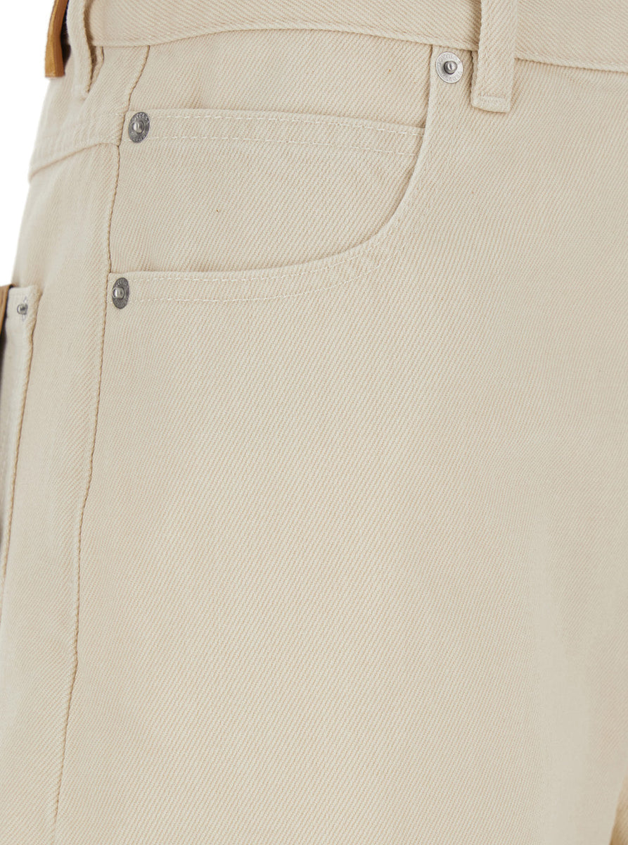 Bottega Veneta pants side profile designer luxury fashion