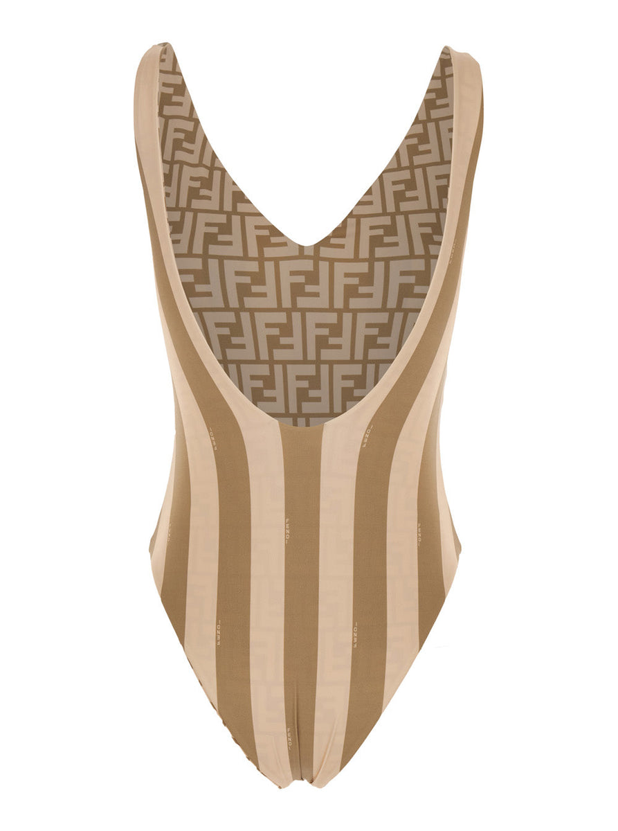 Fendi premium swimsuits detail and craftsmanship close-up