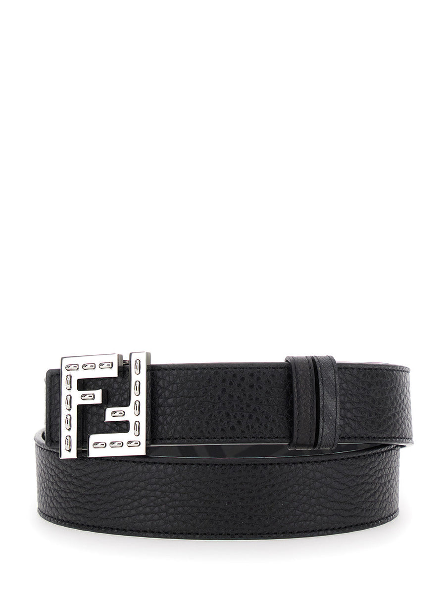 Fendi premium belts detail and craftsmanship close-up
