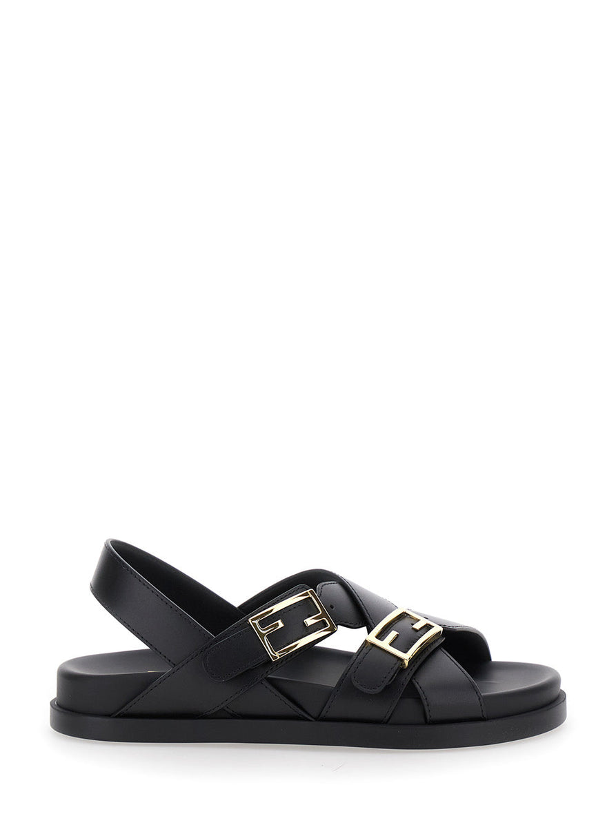 Fendi flats luxury designer piece front view