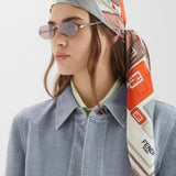 Close-up of Fendi miscellaneous hardware and fine stitching