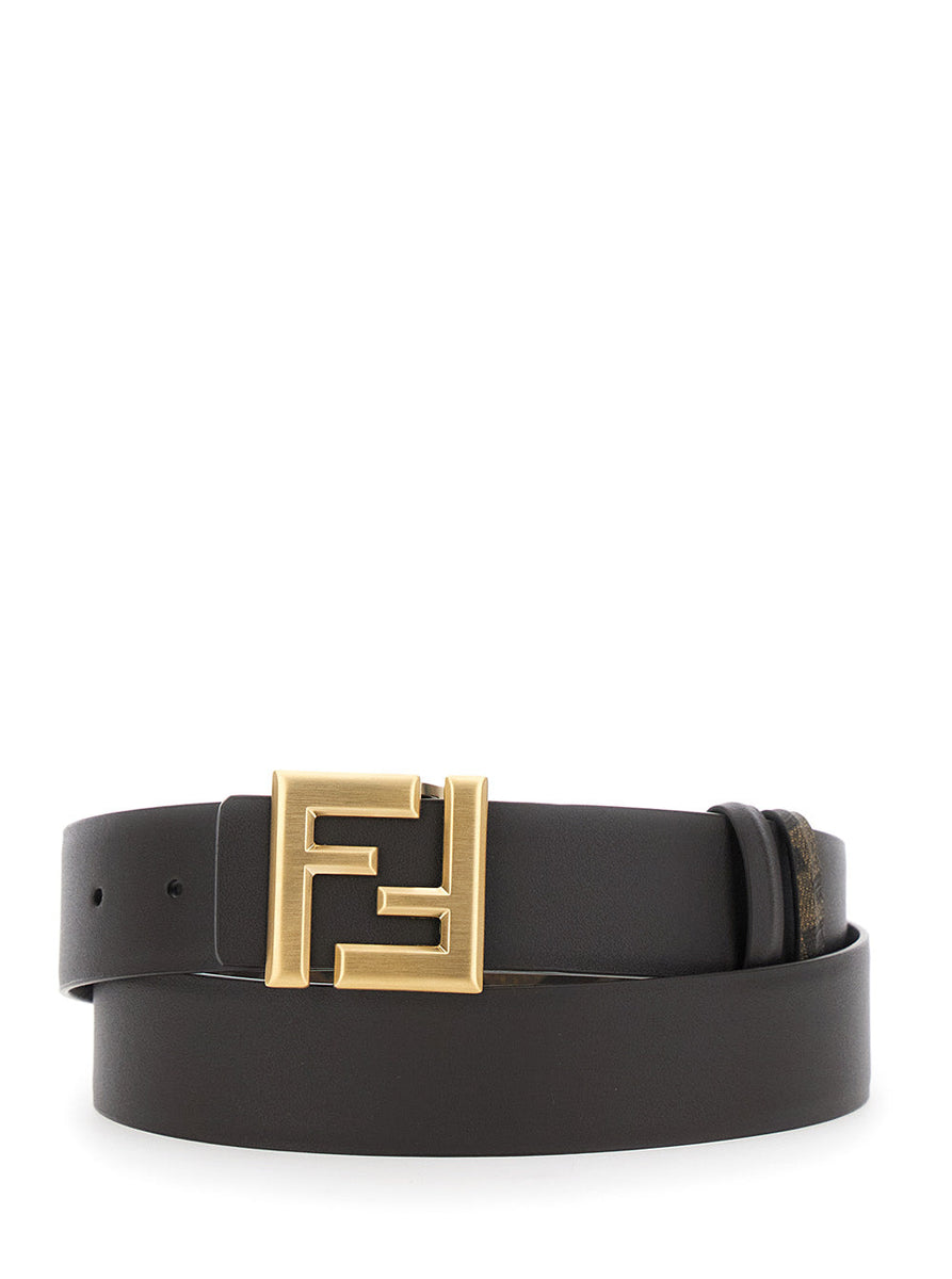 Fendi belts luxury designer piece front view