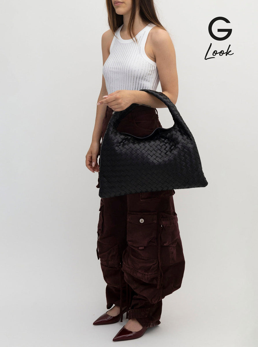 Bottega Veneta premium cross body bags detail and craftsmanship close-up