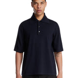 Close-up of Bottega Veneta tee shirts hardware and fine stitching