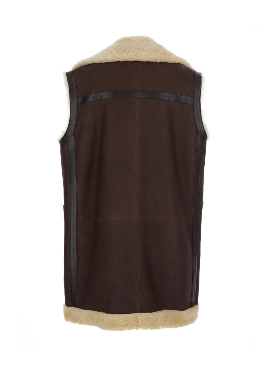 Bottega Veneta Jackets? Bottega Veneta Women Brown Shearling Coat With Front Button Closure And Side Pockets In Leather Woman Stylish Everyday Designer Outerwear
