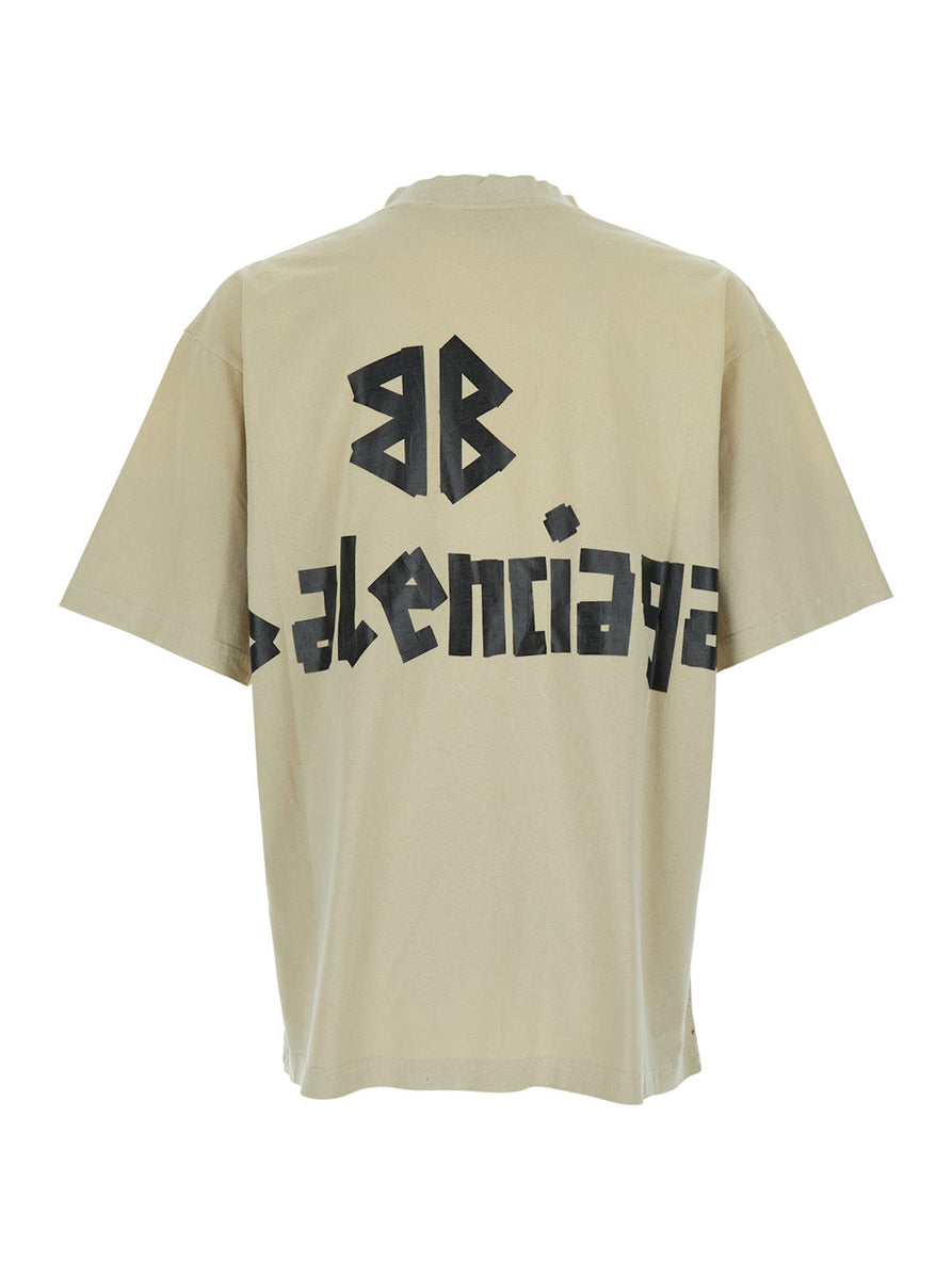 Balenciaga T-Shirts? Balenciaga Men Medium Fit T-Shirt Premium Designer Cotton T-Shirt