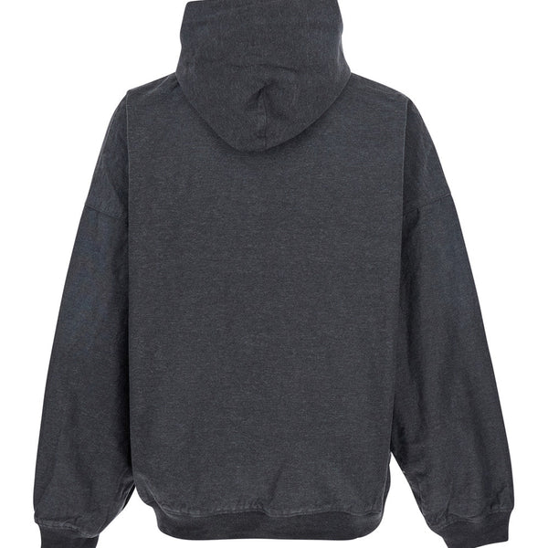 Balenciaga Hoodies? Balenciaga Men Look 35 Trompe L'oeil Hoodie Comfortable Luxury Streetwear Hoodie