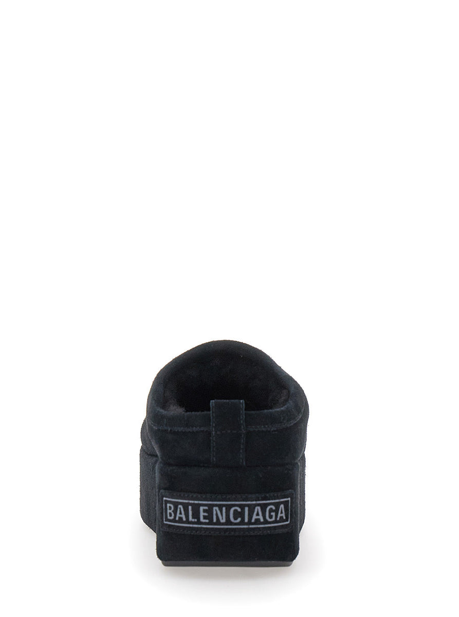 Balenciaga flats lifestyle shot premium designer piece