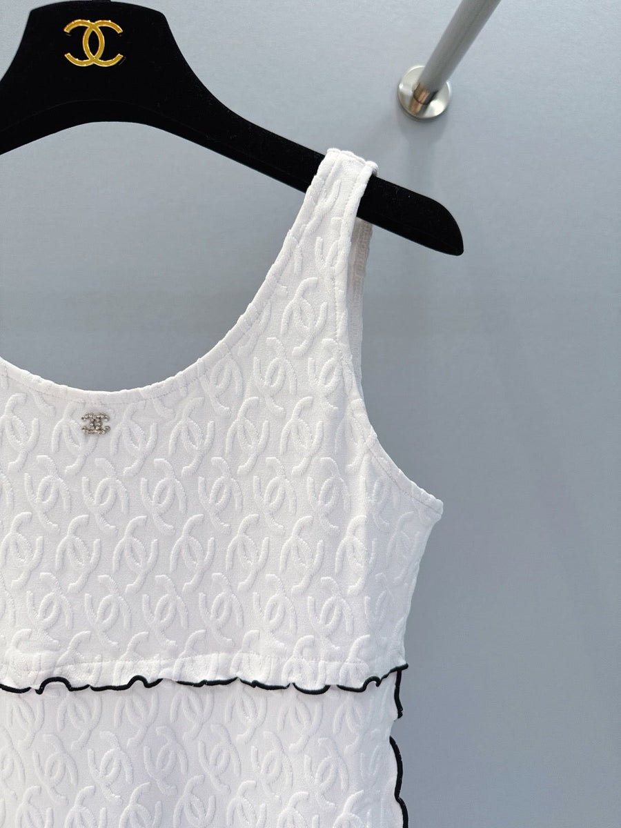 Chanel Bodysuit detail shot – authentic designer craftsmanship