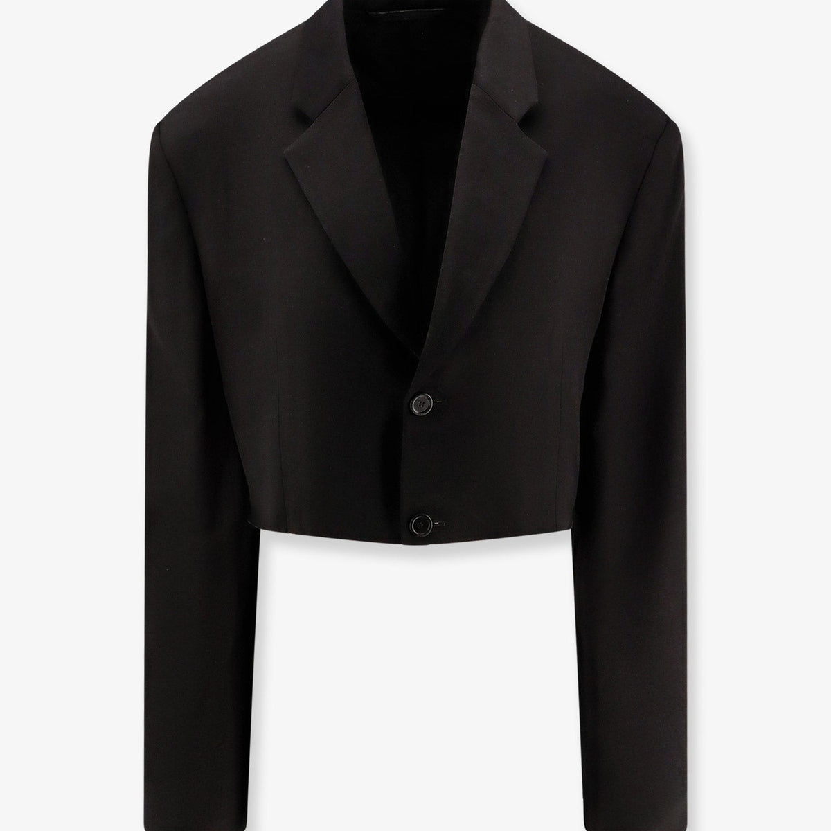 Balenciaga Jackets? Balenciaga Women Single Breasted Cut Off Viscose And Wool Blazer Stylish Everyday Designer Outerwear