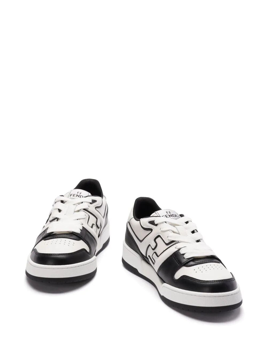 Close-up of Fendi athletic hardware and fine stitching