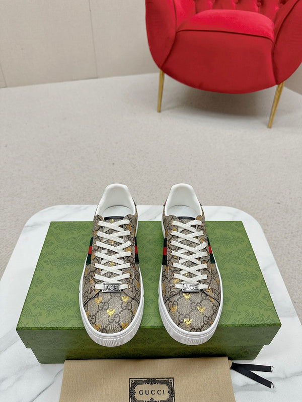 Gucci tonal black luxury sneakers view 6 padded collar comfort