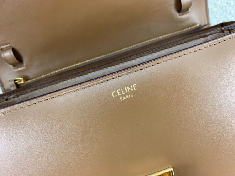 Top view of modern classic women's handbag – women's luxury accessory