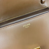 Top view of modern classic women's handbag – women's luxury accessory