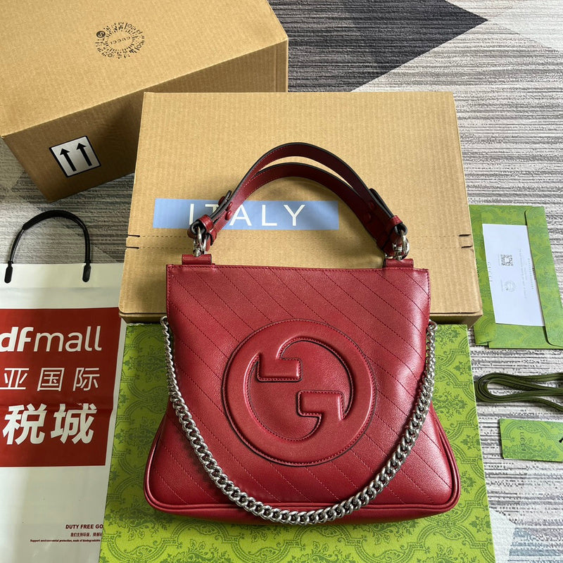 Side profile of sleek statement women's handbag – women's luxury handbag