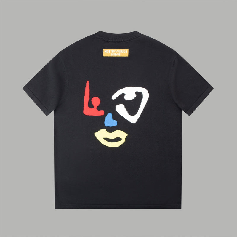 Full styled look of Louis Vuitton cotton t-shirt with tailored silhouette