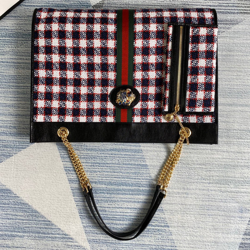 Top view of modern everyday-luxe women's handbag – women's statement bag