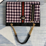 Top view of modern everyday-luxe women's handbag – women's statement bag