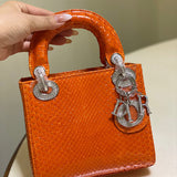 Side profile of polished sleek women's handbag – women's premium purse