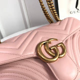 Top view of polished signature women's handbag – women's statement bag
