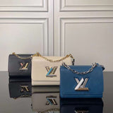 Close-up detail of modern sleek women's handbag – women's statement bag