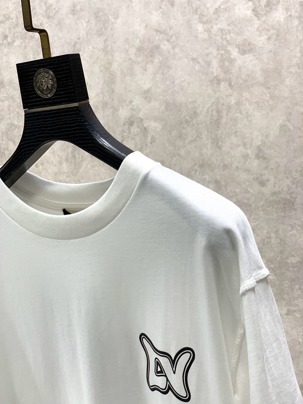 Flat lay presentation of Louis Vuitton cotton t-shirt with everyday silhouette