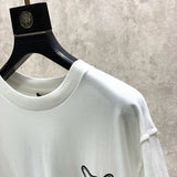 Flat lay presentation of Louis Vuitton cotton t-shirt with everyday silhouette
