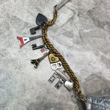 Elegant Premium PU Leather Handbag - Understated Luxury Look | Women's Fashion Handbag #736 - close-up detail shot (image 3) of designer-inspired handbag