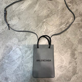 Statement Faux Leather Handbag - Understated Luxury Look | Women's Premium Handbag #1047 - side angle view (image 2) of designer-inspired handbag