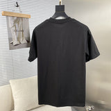 Side profile of Moncler luxury clothing with relaxed-fit cut
