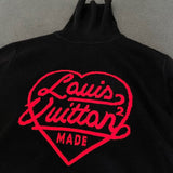Front view of Louis Vuitton luxury clothing with everyday silhouette
