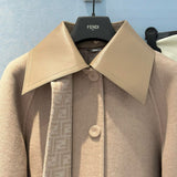 Interior view of Fendi Coat with organised compartments