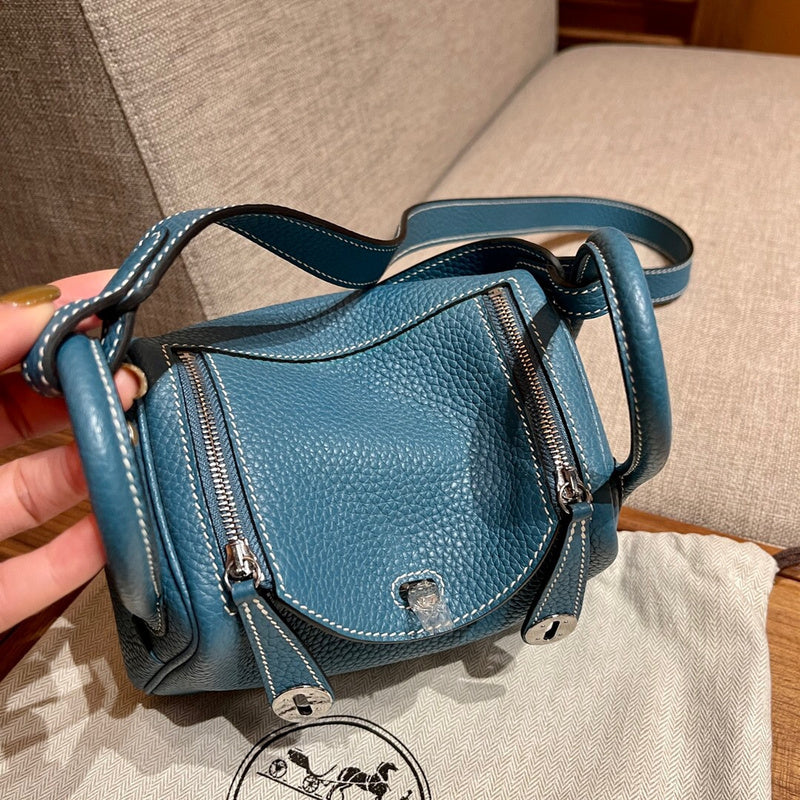 Close-up detail of structured bag design