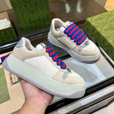 Gucci clean off-white luxury sneakers view 10 bold athletic profile