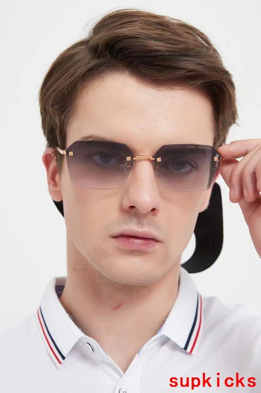 Angled view of Louis Vuitton unisex sunglasses