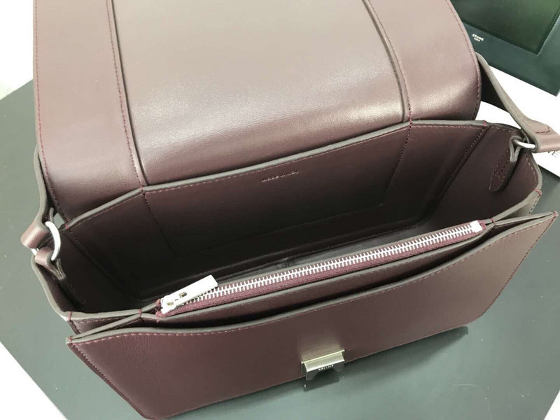 Back view of signature structured women's handbag – women's everyday handbag