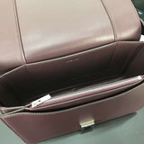Back view of signature structured women's handbag – women's everyday handbag